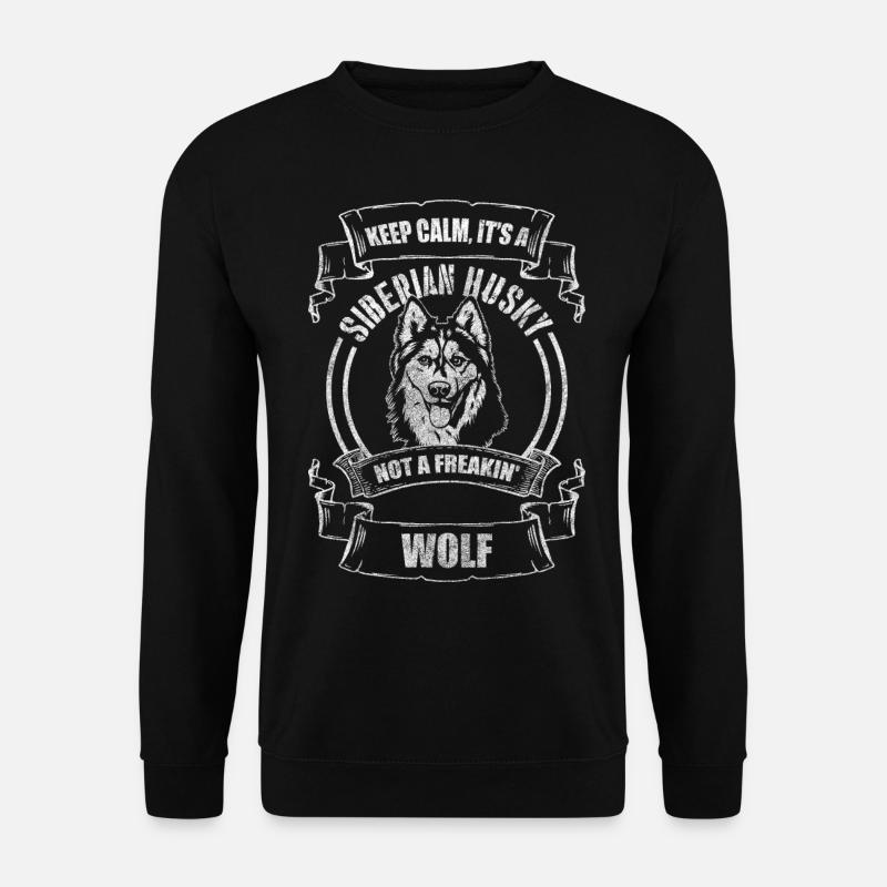 Husky Hunderasse Sibirien Hundebesitzer - Unisex Pullover - Schwarz