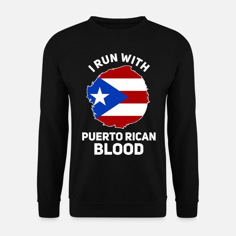 Puerto Rico - Unisex Pullover - Schwarz