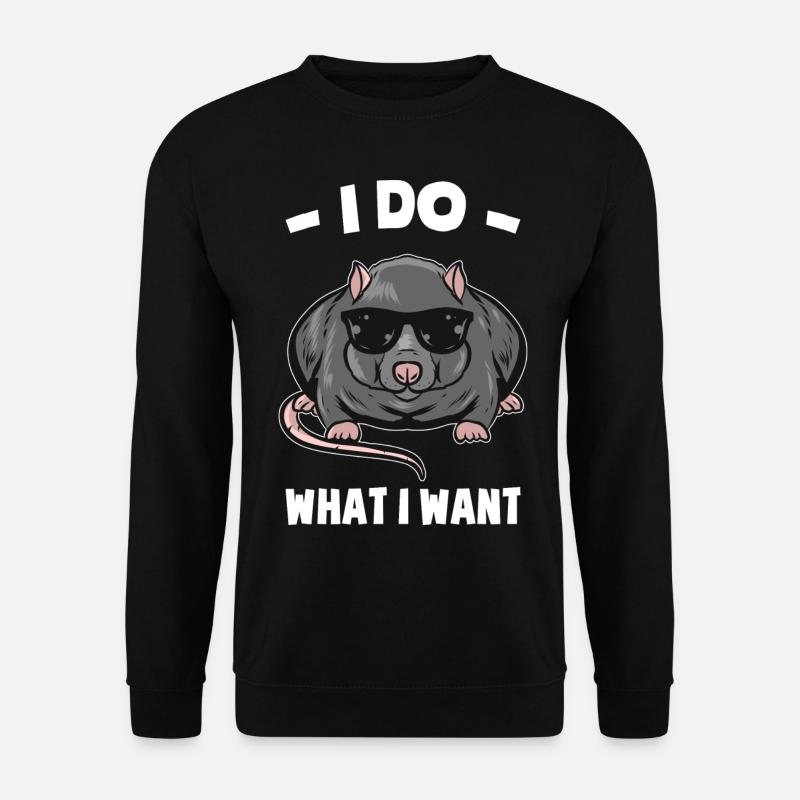 Rat lovers - Unisex Sweatshirt - black