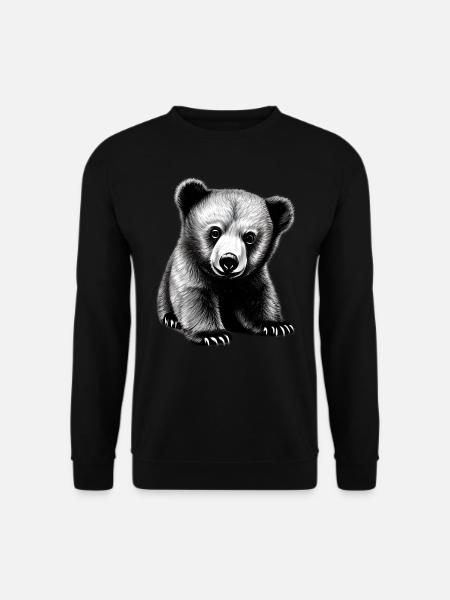 Bear - Unisex Sweatshirt - black