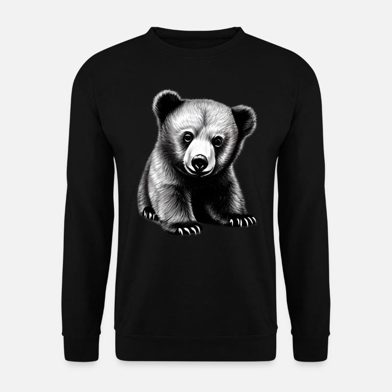 Bär - Unisex Pullover - Schwarz