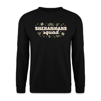 Shenanigans squad - Unisex Sweatshirt - black - Front - Alina (178cm) & Michal (187cm)