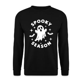 Spooky Season - Unisex Sweatshirt - black - Front - Alina (178cm) & Michal (187cm)