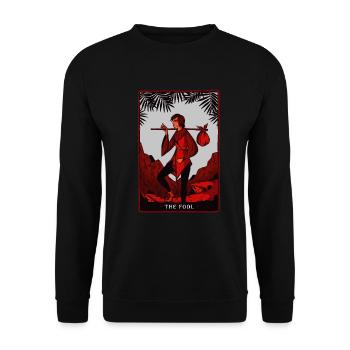 Carte de tarot - Sweat-shirt Unisexe - noir - Devant - Alina (178cm) & Michal (187cm)