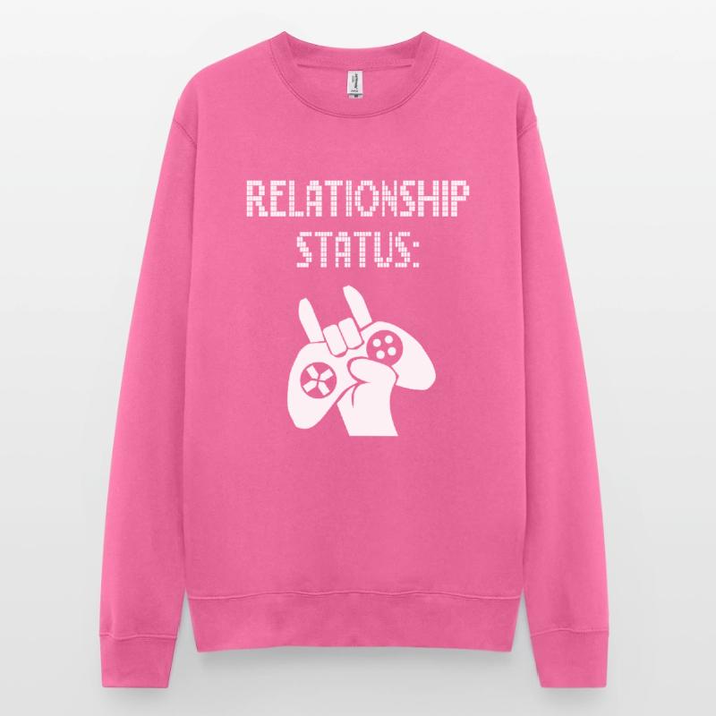 Game Player Relationship Controller Online Graphics Unisex Sweatshirt