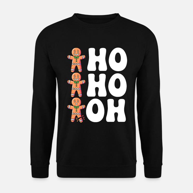 Christmas Gingerbread Gingerbread Man - Unisex Sweatshirt - black