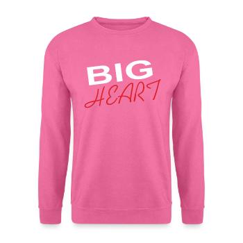 Big Heart - Unisex Sweatshirt - pink - Front