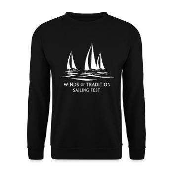 Segel Fest - Unisex Pullover - Schwarz - Vorne - Alina (178cm) & Michal (187cm)