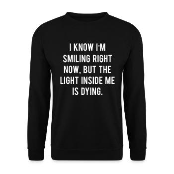 Dying Light 2 White - Unisex Sweatshirt - black - Front - Alina (178cm) & Michal (187cm)
