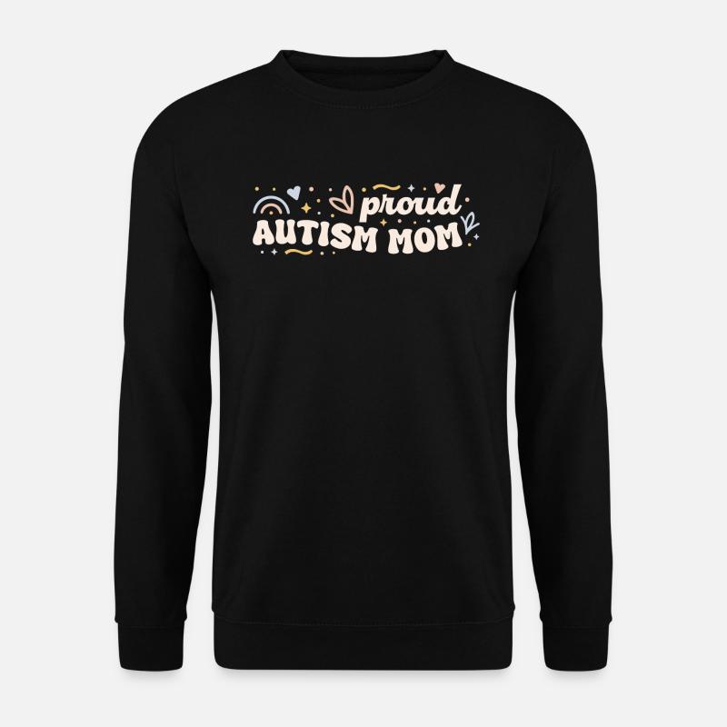 Mutter mit Autismus - Unisex Pullover - Schwarz