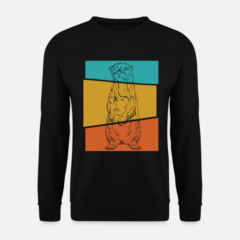 otter - Unisex Sweatshirt - black