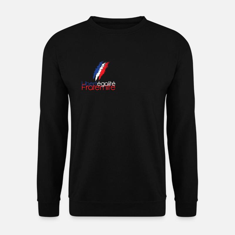 Liberté Égalité Fraternité - Unisex Sweatshirt - black