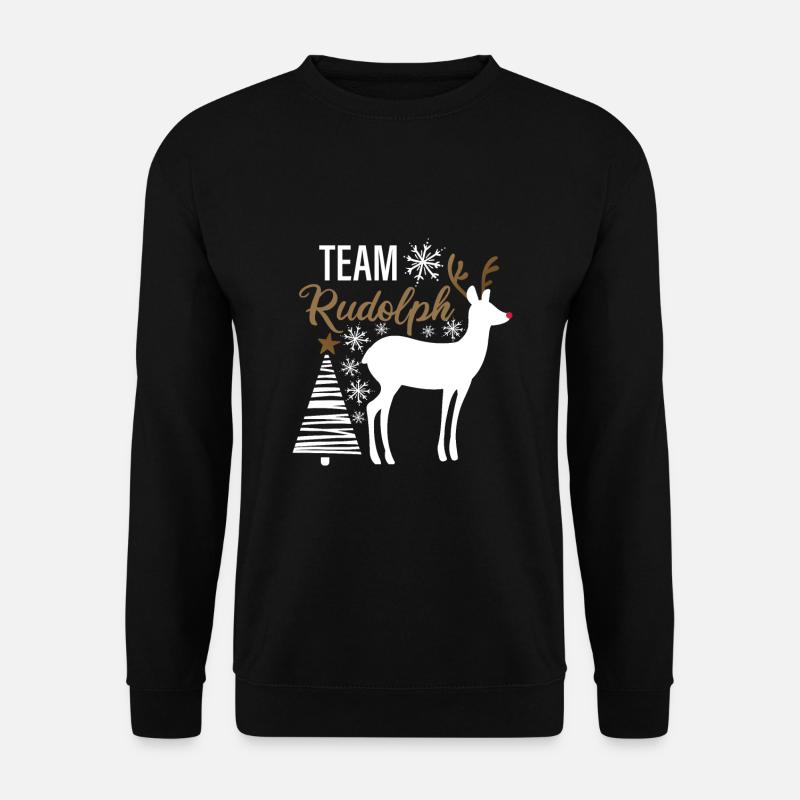Team Rudolph - Weihnachten - Unisex Pullover - Schwarz