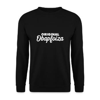 original upper palatinate gift - Unisex Sweatshirt - black - Front - Alina (178cm) & Michal (187cm)