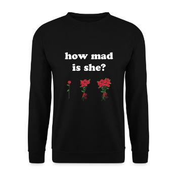Cadeau de fleuriste drôle - Sweat-shirt Unisexe - noir - Devant - Alina (178cm) & Michal (187cm)