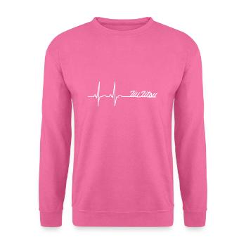 jiu jitsu - Unisex Pullover - Pink - Vorne