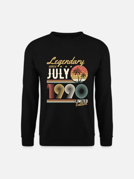 Legendary Since July 1990 Limited Edition - Unisex Pullover - Schwarz