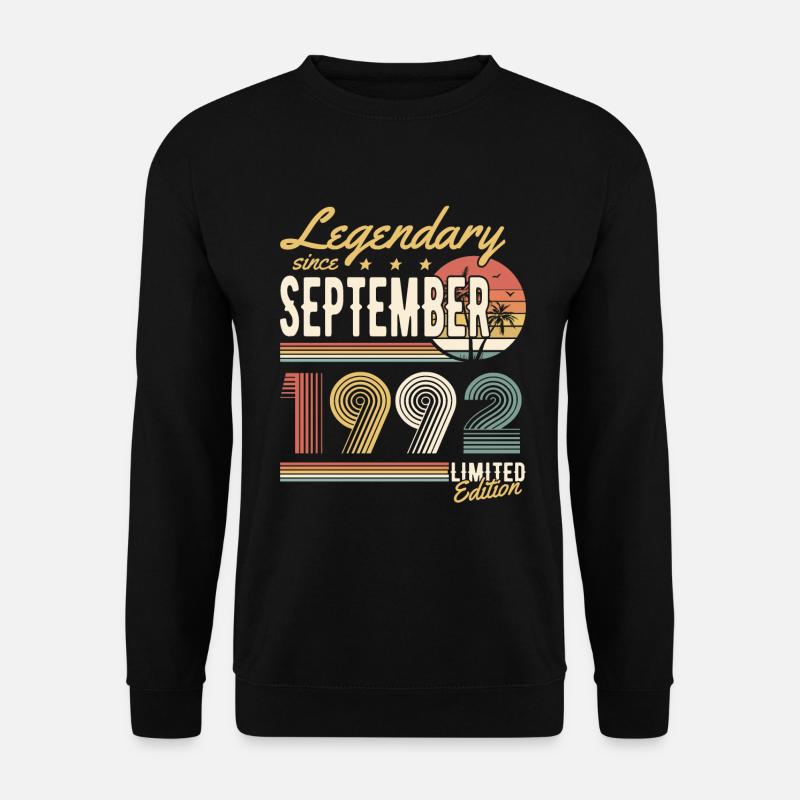 Legendary since September 1992 Limited Edition - Unisex Pullover - Schwarz