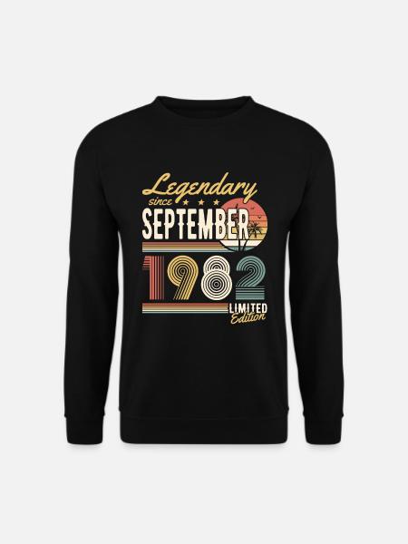 Legendary since Septembre 1982 Limited Edition - Sweat-shirt Unisexe - noir