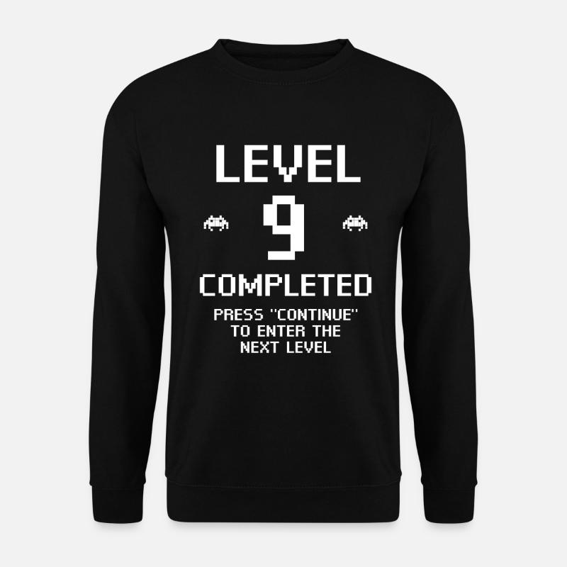 Level 9 Completed - Unisex Sweatshirt - black