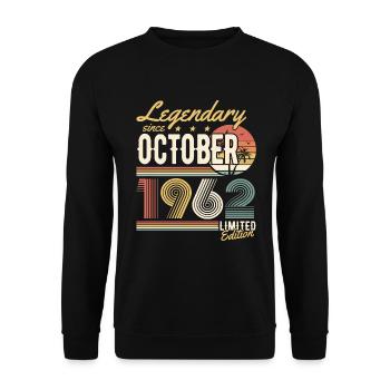 Legendary since October 1962 Limited Edition - Sweat-shirt Unisexe - noir - Devant - Alina (178cm) & Michal (187cm)