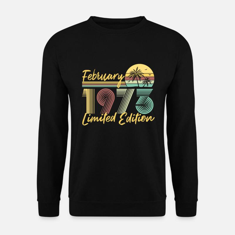 Février 1973 Édition limitée - Sweat-shirt Unisexe - noir
