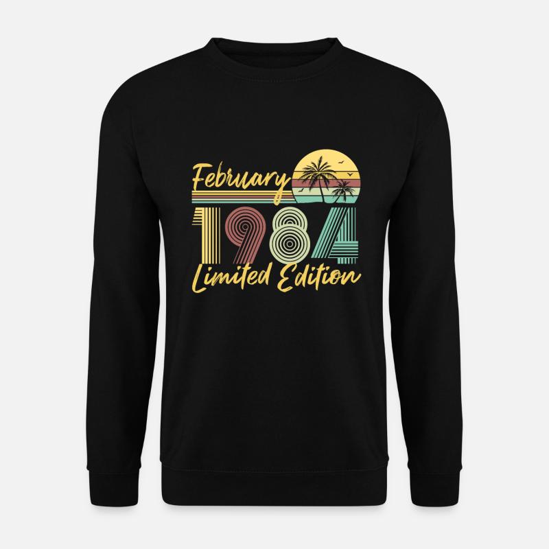Février 1984 Édition limitée - Sweat-shirt Unisexe - noir
