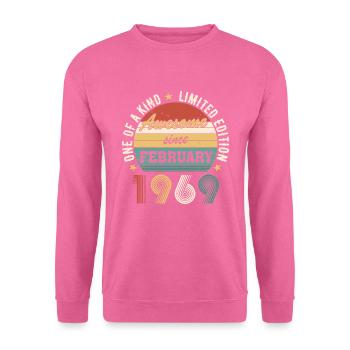Génial depuis février 1969 - Sweat-shirt Unisexe - rose - Devant