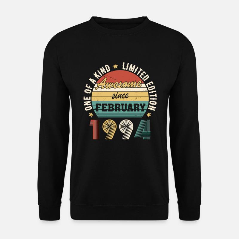 Awesome since February 1994 - Unisex Sweatshirt - black