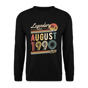 Legendary Since August 1990 Limited Edition - Unisex Sweatshirt - black - Front - Alina (178cm) & Michal (187cm)
