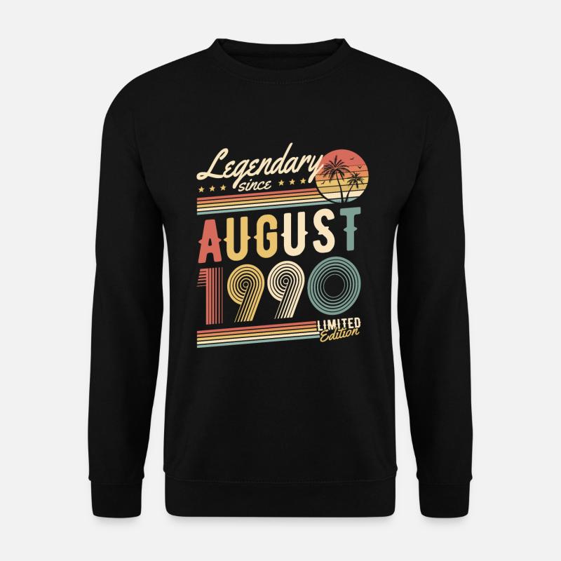 Legendary Since August 1990 Limited Edition - Unisex Pullover - Schwarz