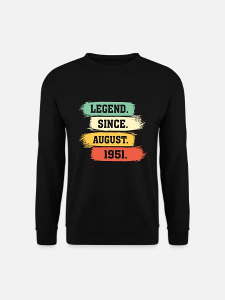 Legend since August 1951 - Unisex Sweatshirt - black