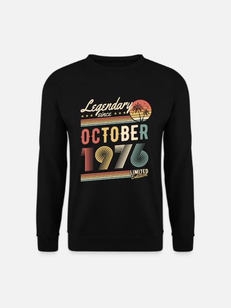 Legendary Since October 1976 Limited Edition - Unisex Pullover - Schwarz