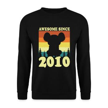 Koalas sind beeindruckend - Unisex Pullover - Schwarz - Vorne - Alina (178cm) & Michal (187cm)