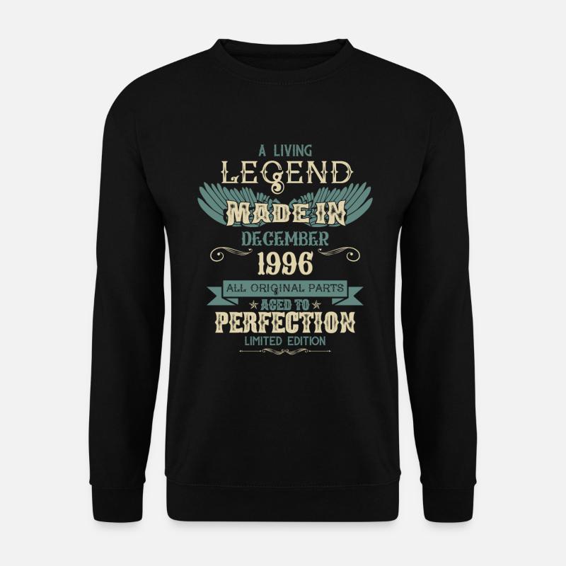 Décembre 1996 Millésime anniversaire - Sweat-shirt Unisexe - noir