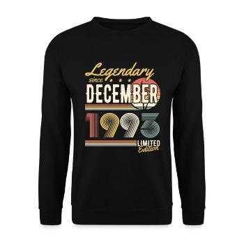 Legendary Since December 1993 Limited Edition - Unisex Pullover - Schwarz - Vorne - Alina (178cm) & Michal (187cm)
