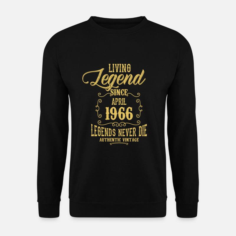 Living Legend since April 1966 - Unisex Pullover - Schwarz
