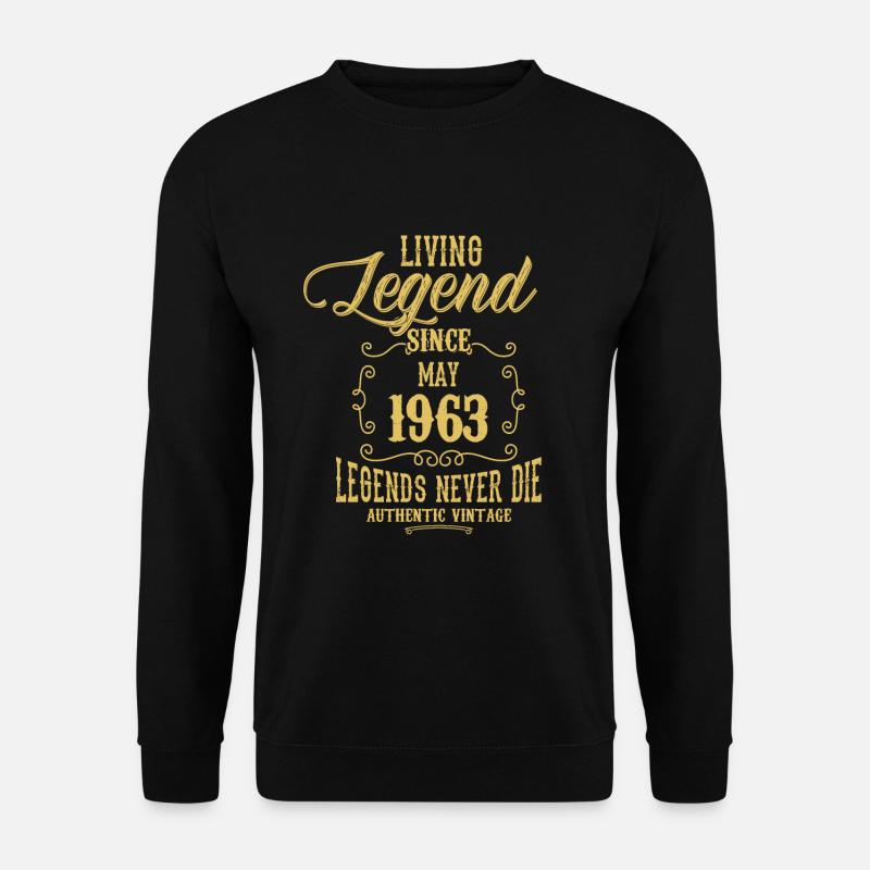 Living Legend since May 1963 - Unisex Sweatshirt - black