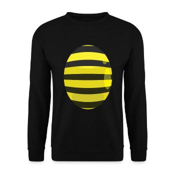 Biene Kostüm T-Shirt Karneval - Unisex Pullover - Schwarz - Vorne - Alina (178cm) & Michal (187cm)