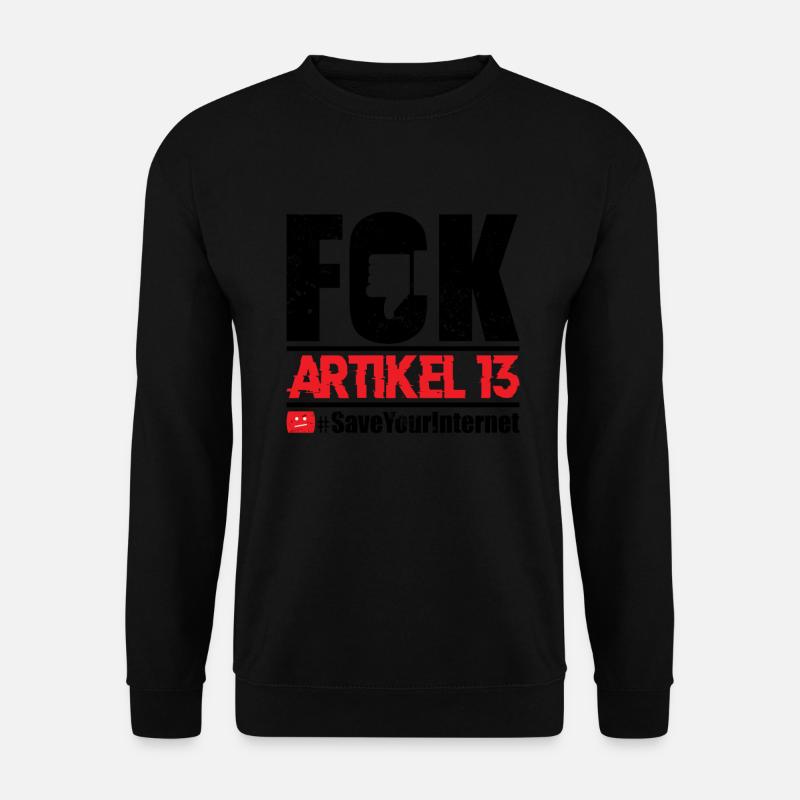 FCK Article 13 T-Shirt - Unisex Sweatshirt - black
