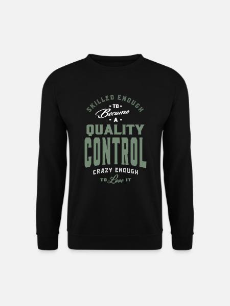 Kontrola jakości Szalona Dość, by ją pokochać - Bluza unisex - czarny