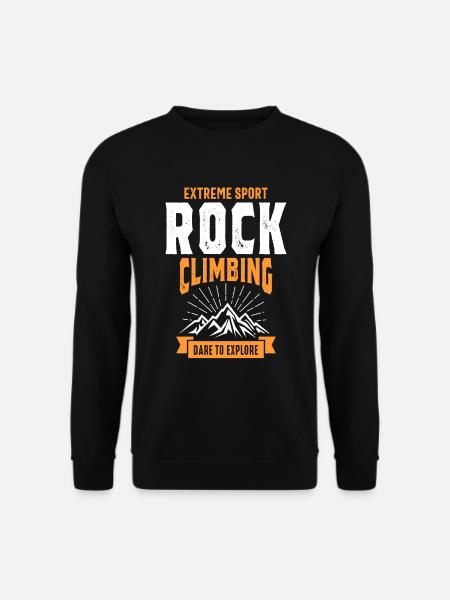 Conception d'escalade - Sweat-shirt Unisexe - noir