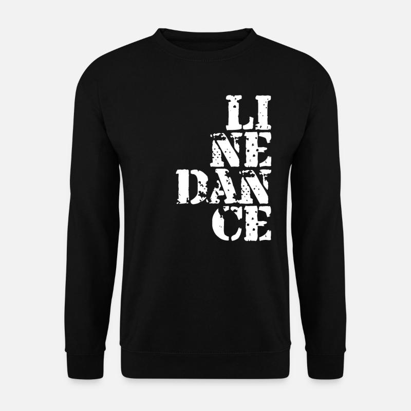 Line dance - Line Dancer Geschenk T-Shirt - Unisex Pullover - Schwarz