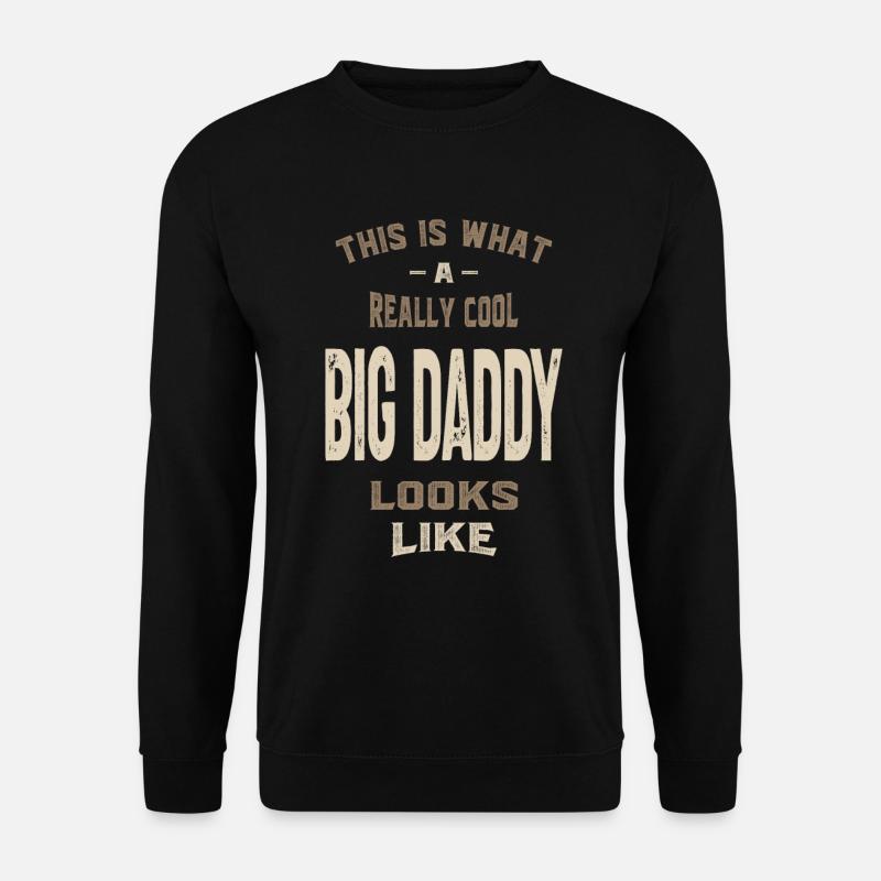 Wirklich cooler großer Vati - Unisex Pullover - Schwarz