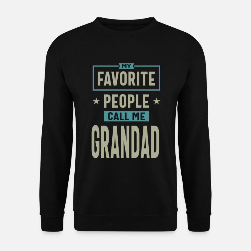 Papi préféré - Sweat-shirt Unisexe - noir