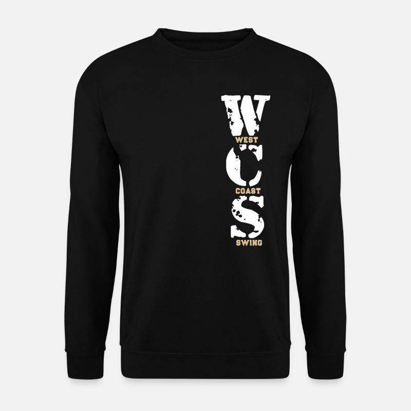 West Coast Swing Dance Geschenk T-Shirt - Unisex Pullover - Schwarz