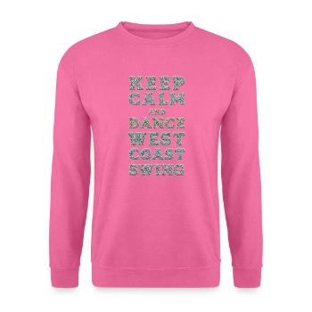 West Coast Swing Dance Geschenk WCS - Unisex Pullover - Pink - Vorne
