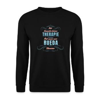 Rueda de Casino Cuba Dance - Unisex Pullover - Schwarz - Vorne - Alina (178cm) & Michal (187cm)