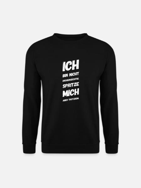 Lustiges Diabetiker Diabetes T-Shirt - Unisex Pullover - Schwarz