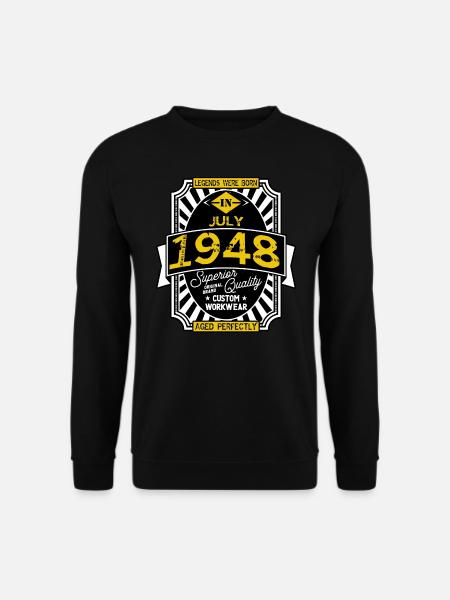 1948 JULY - Sweat-shirt Unisexe - noir